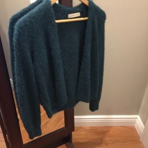 New Anthropologie Teal Cardigan